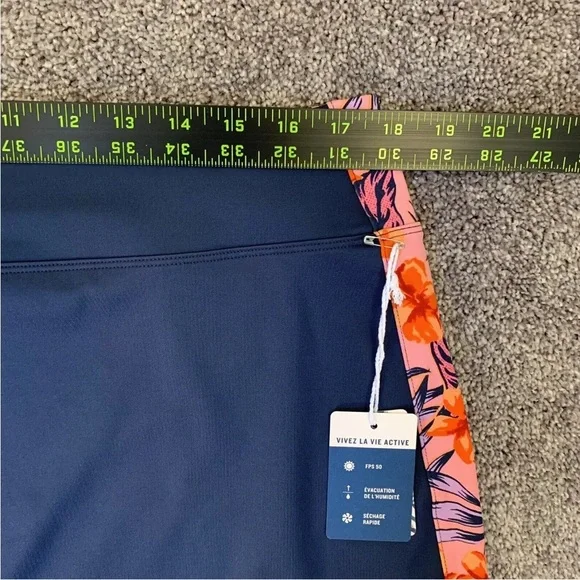 Tommy Bahama Golf Women’s Skort Navy Tropical Quick Dry UPF 50 Size XL - NWT - Picture 6 of 11
